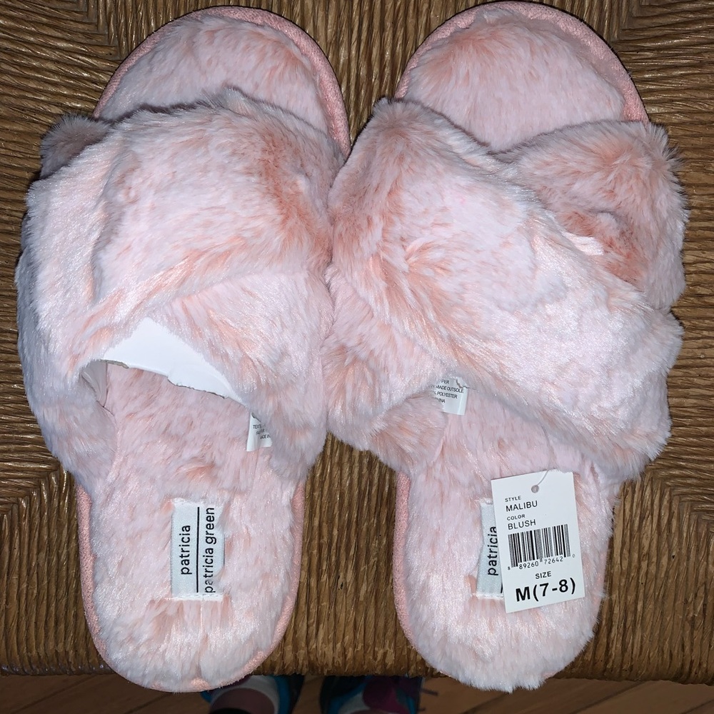 Patricia Green Pink Slippers